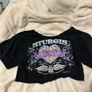 Sturgis cropped tshirt
